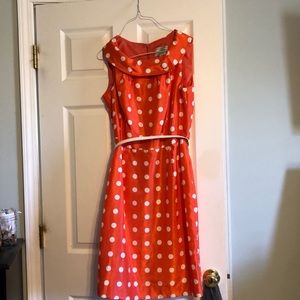 Polka dot dress.  Adorable vintage feel